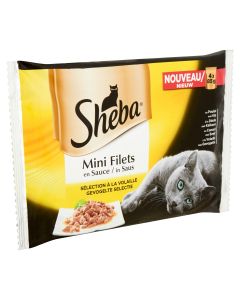 Sheba Mini Flt Sauce Terre Mer 12x85gr 